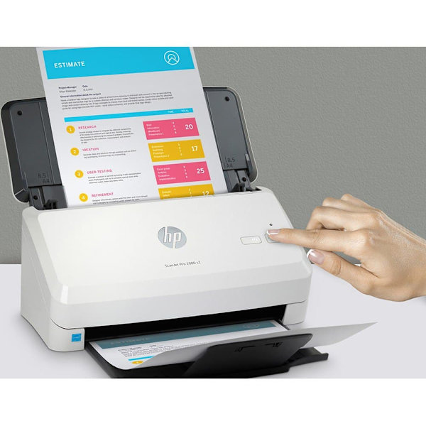 Hp Skanneri Scanjet Pro 2000 S2 Valkoinen One Size / EU Plug