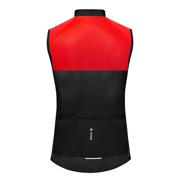 Siroko Gilet V1 Rød,Sort S Kvinde