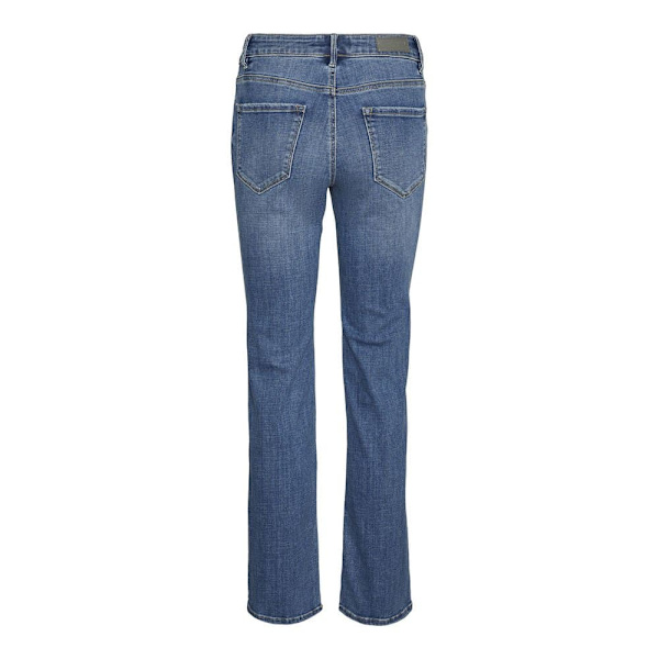 Vero Moda Jeans Med Mellemtalje Flash Straight Fit Li347 Blå M / 30 Kvinde