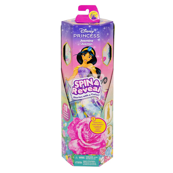 Disney Princess Frozen Jasmine Spin And Reveal-docka