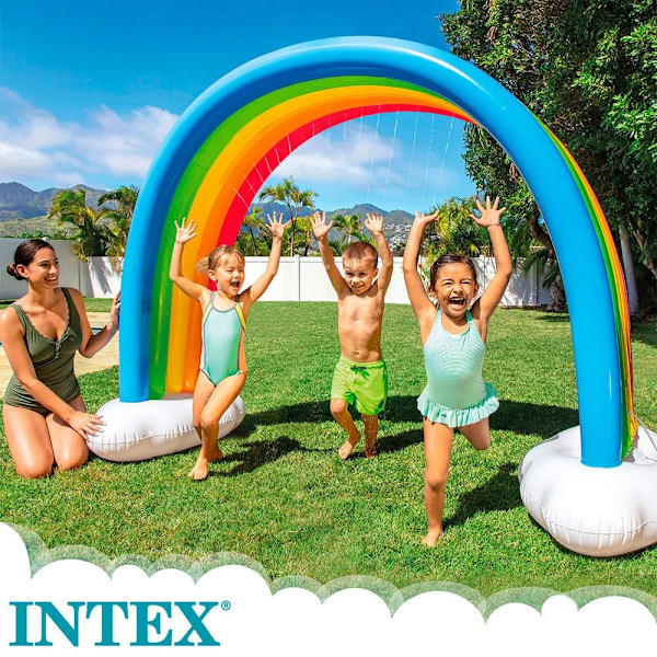 Intex Rainbow With Sprinkler 300x109x180 Cm Flerfarvet 300 x 109 x 180 cm