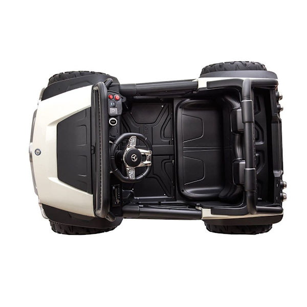 Runruntoys Auto Mercedes Unimog 12 V Mini Hopeinen