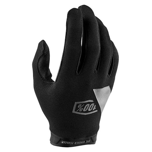 100percent Ridecamp Handsker Sort 12-14 Years