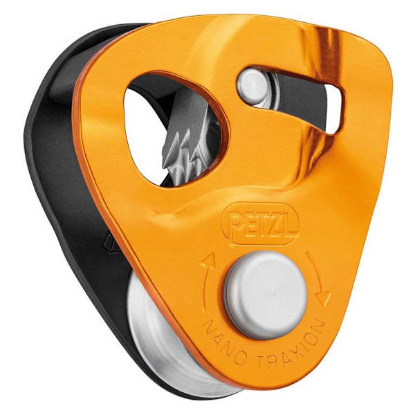 Petzl Nano Traxion Oranssi