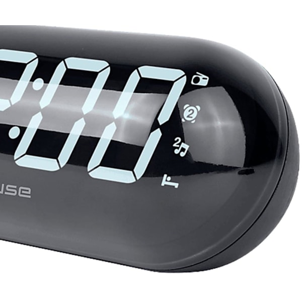 Muse M-19 Gl Vækkeur Sort One Size / EU Plug