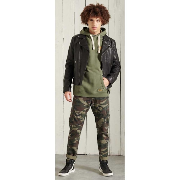 Superdry Hættetrøje Workwear Grøn M Mand