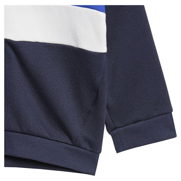 Adidas Tiberio 3 Stripes Colorblock Fleece Träningsdräkt Blå 3-6 Months Pojke