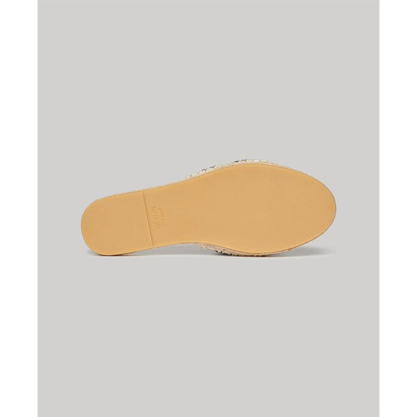 Superdry Canv Overlay Espadrillot Kultainen EU 37 Nainen
