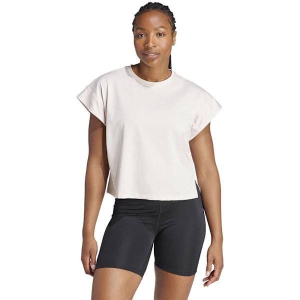 Adidas Lyhythihainen T-paita Studio Violetti 2XS Nainen