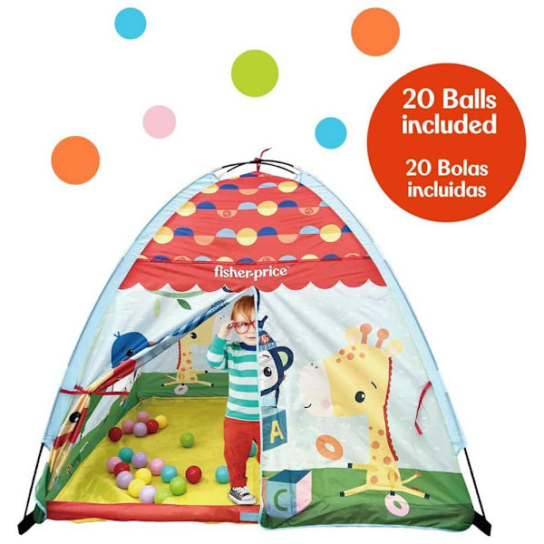 Deqube Skov Xl Butik Med Fisher Price: 20 Bolde Flerfarvet