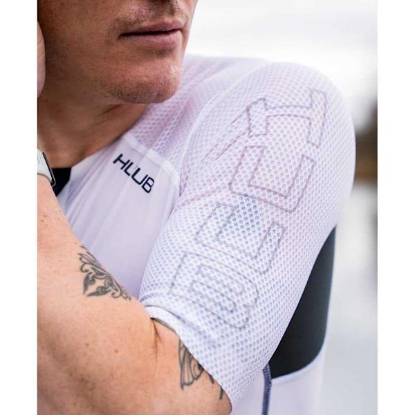 Huub Kortärmad Trisuit Anemoi 2 Sub22 Fl Vit,Blå L Man