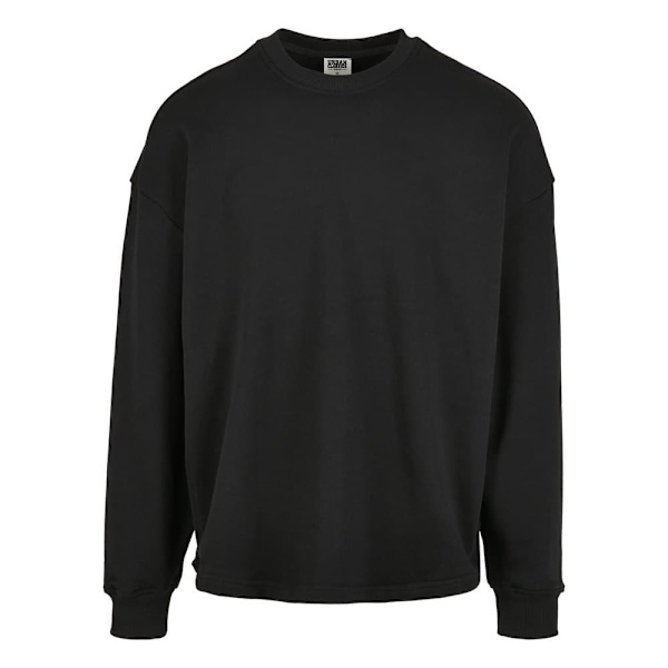 Urban Classics Organic Oversized Boxy Sweatshirt Sort S Mand
