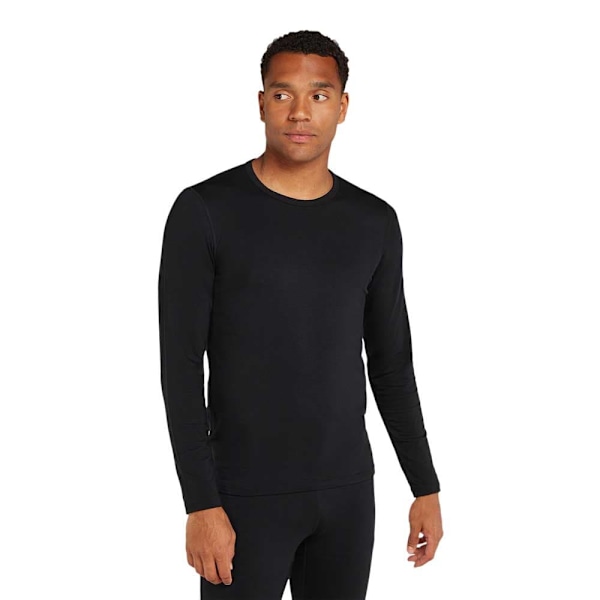 Icebreaker Merino Core Heavyweight Langærmet Baselayer Sort M Mand