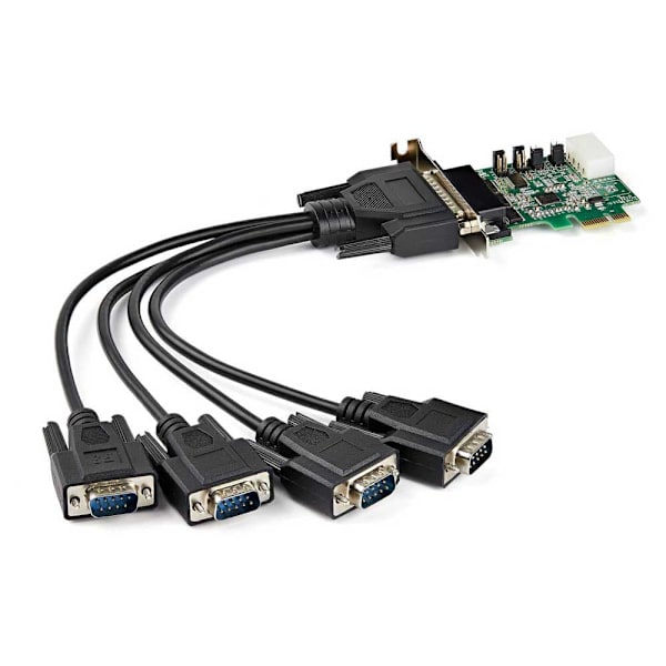 Startech Pcie 4 Port Rs232 Flerfärgad