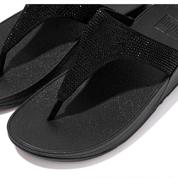 Fitflop Sandaler Lulu Crystal Emb Sort EU 39 Kvinde