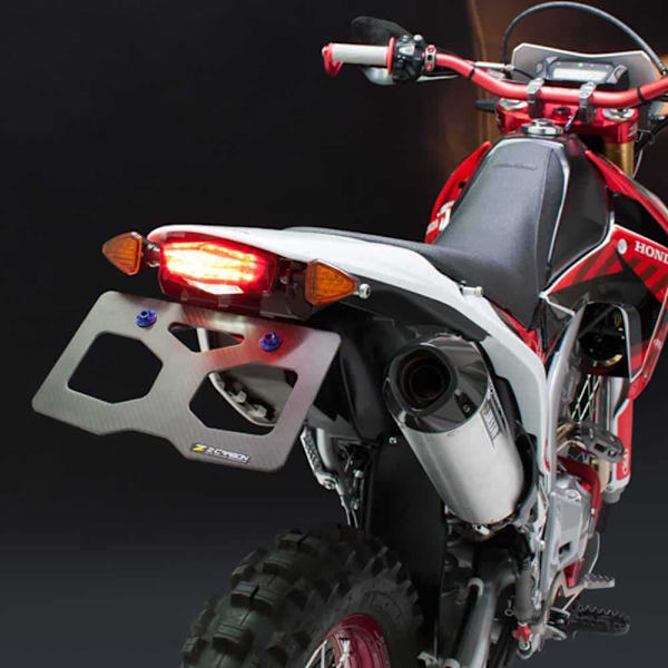 Drc Rekisterikilven Pidike Valolla Honda Crf 250 L/m 12-16 Musta