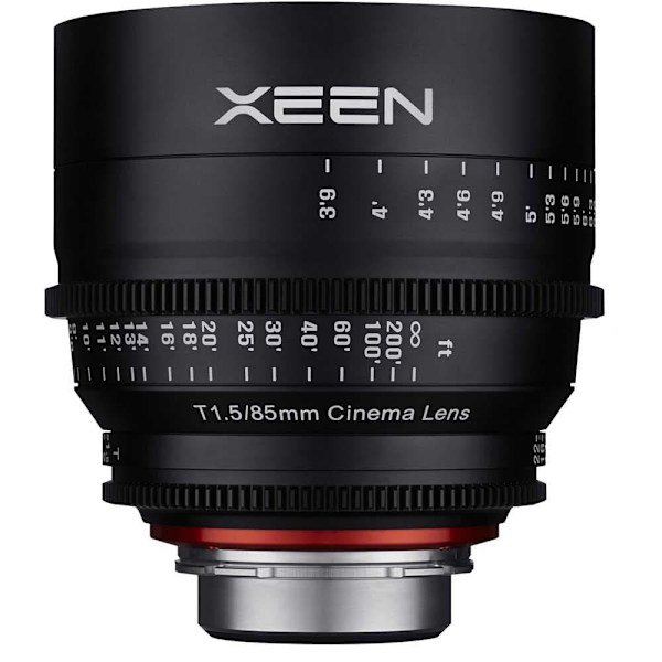 Samyang Linse 85 Mm T1.5 Ff Cine Sony E Sort Sort