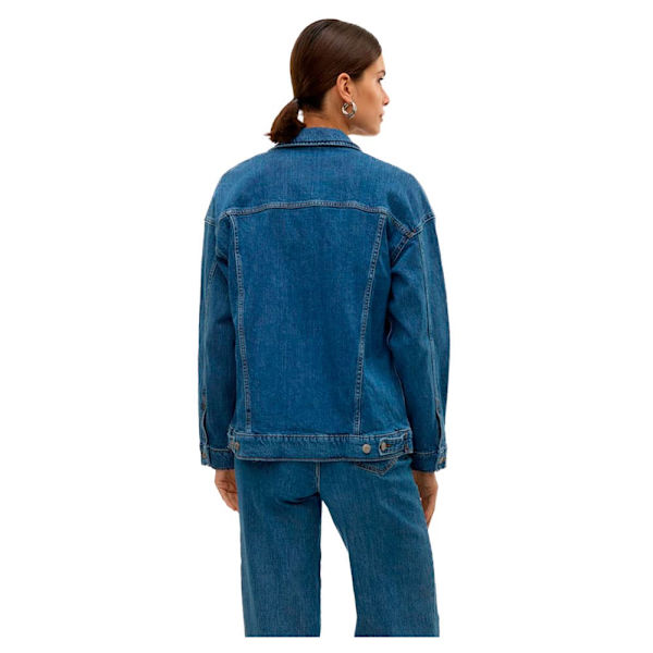 Vero Moda Tessa Oversize Denimjakke Blå L Kvinde