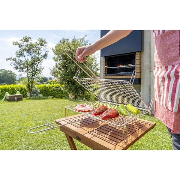 Sauvic Fisk Grill I Rustfrit Stål 40x45 Cm