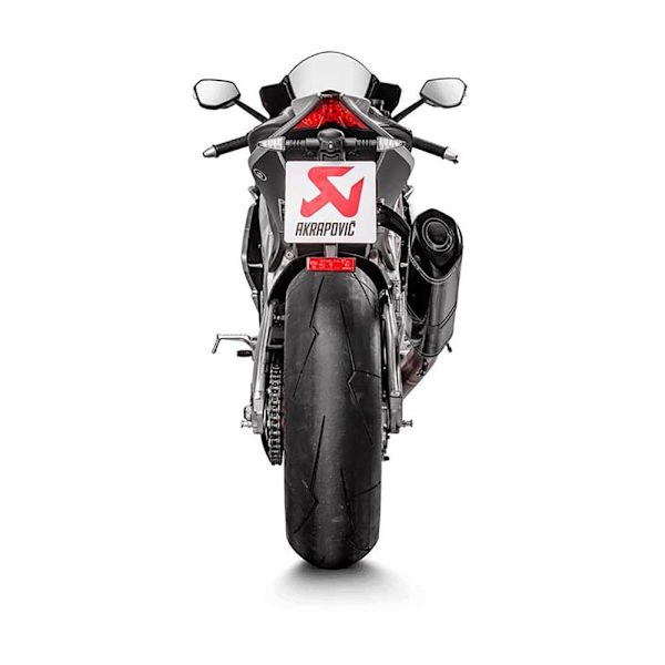Akrapovic Line Carbon Rsv4/tuono V4 17-18 Ref:s-a10so9-rc Ei-homologoitu Slip-on äänenvaimennin Musta Not Homologated