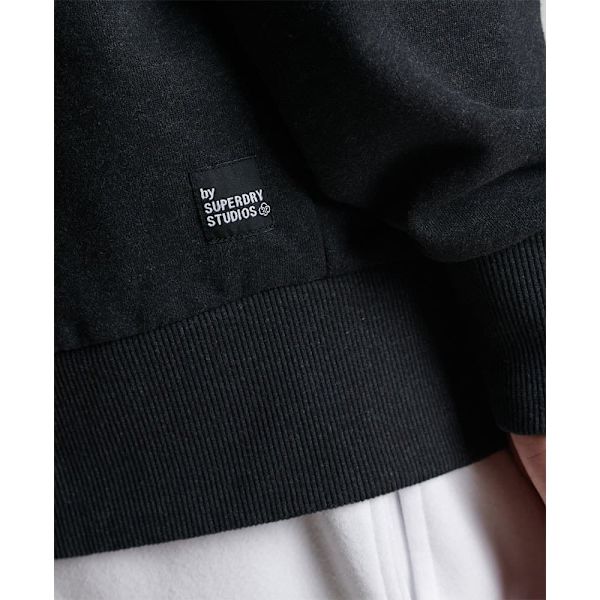 Superdry Hættetrøje Studios Rcycl Micro Side Sort XS-S Mand