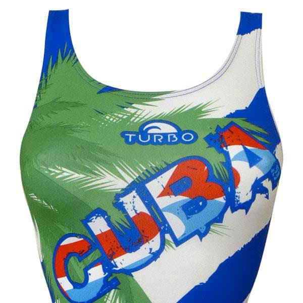 Turbo Badedragt Cuba Palmera Flerfarvet 9-10 Years Pige