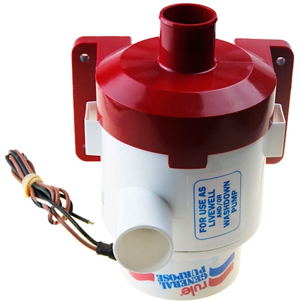 Rule Pumps Tyhjennyspumppu 3800 Gph 24v Punainen