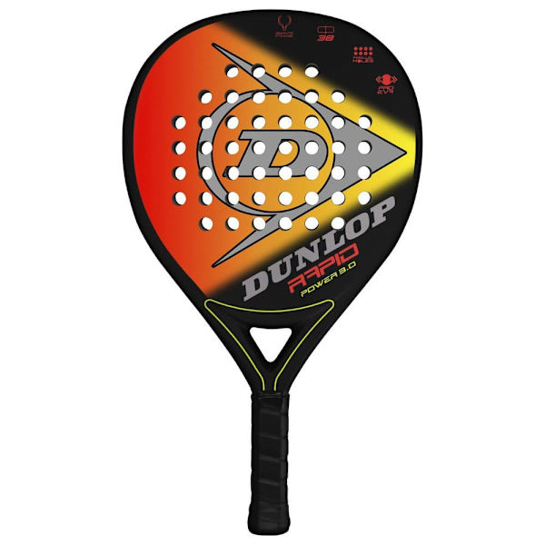 Dunlop Padel Racket Rapid Power 3.0 Orange,Svart