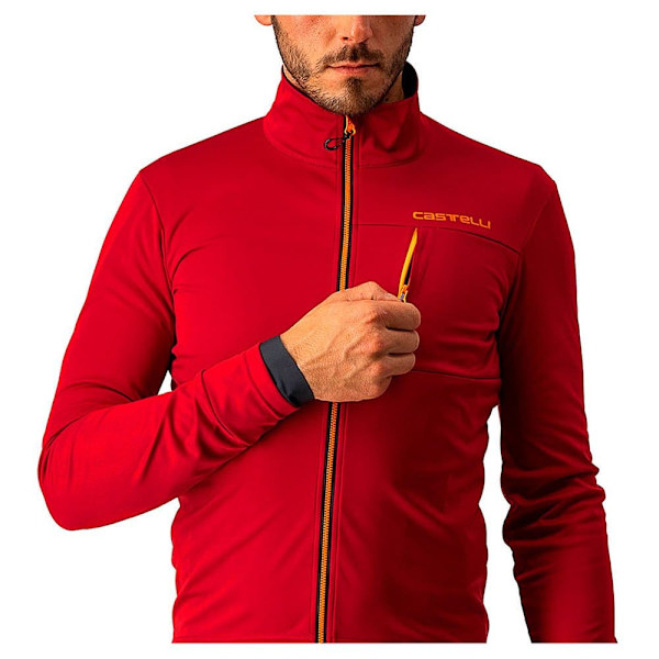 Castelli Jacka Go Röd L Man