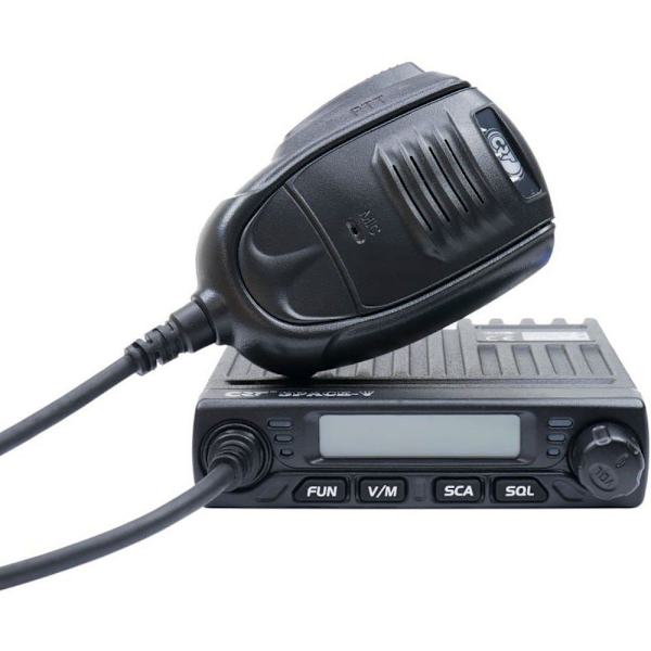 Crt Bærbar Vhf/uhf Radiostation Space V Sort