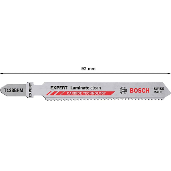 Bosch Professional Stiksavsblad Expert T128bhm Laminate Clean 3 Enheder