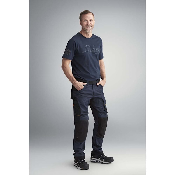 Snickers Workwear Pitkät Joustavat Housut Allroundwork Harmaa 44