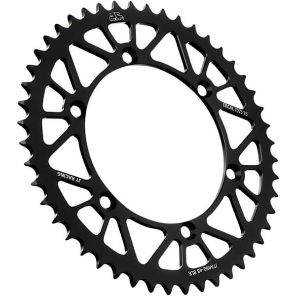 Jt Sprockets Kawasaki Jta460.48blk Aluminium Bagtandhjul Sort 48t