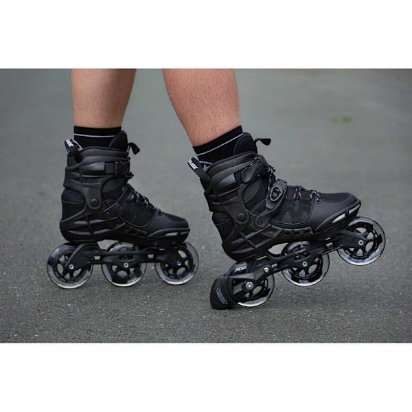 Powerslide Linjassa Luistimet Phuzion Argon 100 Musta EU 43