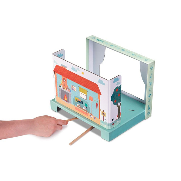 Lilliputiens Magnetisk Teater Vargen Och Louis 3 Liten Grisar