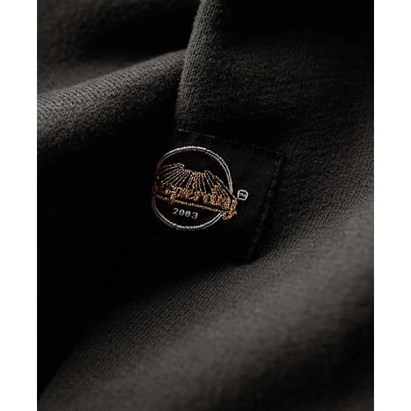 Superdry Embellished Vl Graphic Huvtröja Svart S Kvinna