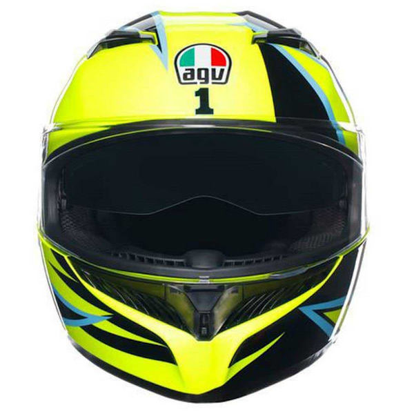 Agv Fuld Ansigtshjelm K3 E2206 Mplk Gul M
