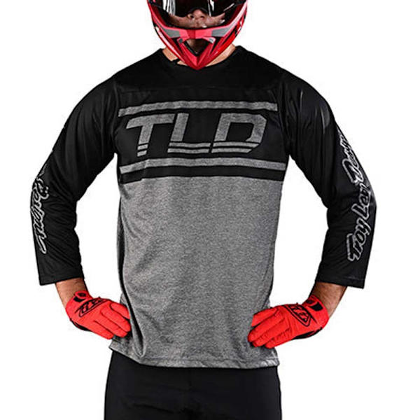Troy Lee Designs Ruckus Langærmet Trøje Sort,Grå M Mand