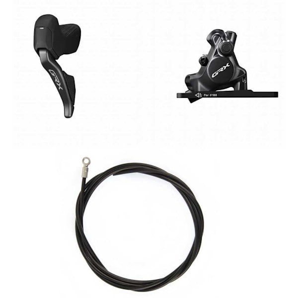 Shimano St-rx825-l Br-rx820-f 1000 Mm Bremseklodser Søvfarvet