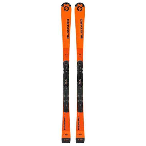 Blizzard Firebird Sl Racing Flat+plate Alpint Skidpaket Orange 149