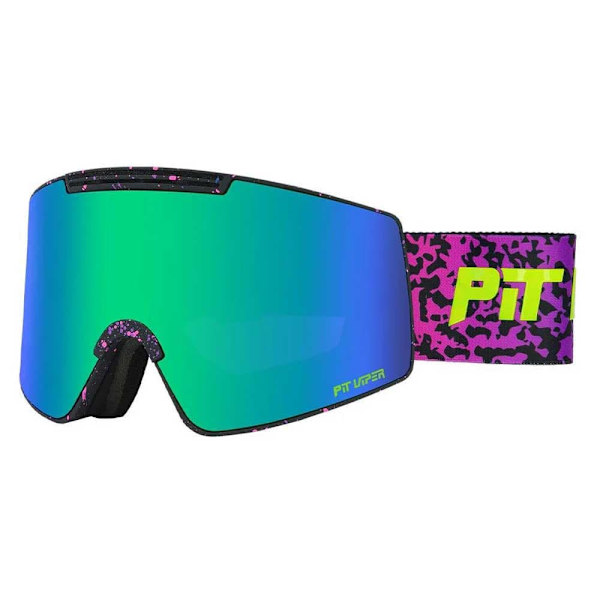 Pit Viper The Low Tai´d Proform Skidglasögon Svart,Rosa Blue Green Revo/CAT3+CAT1