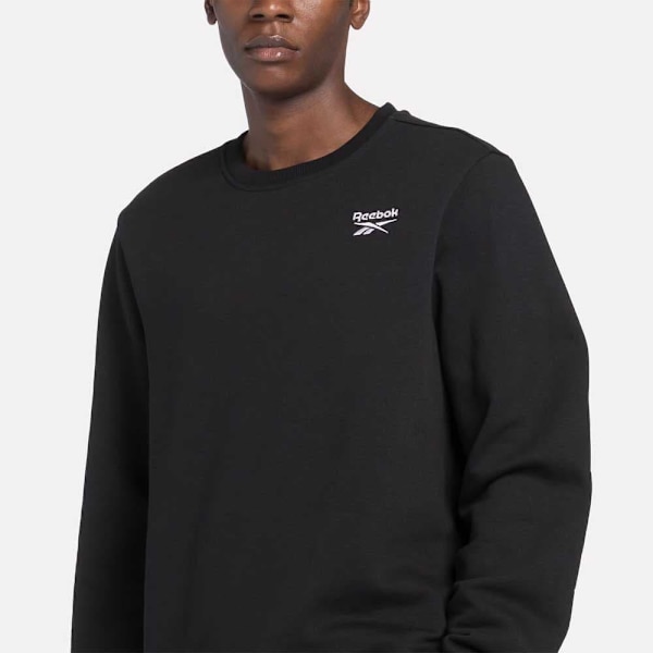 Reebok Identity Small Logo Sweatshirt Sort M Mand