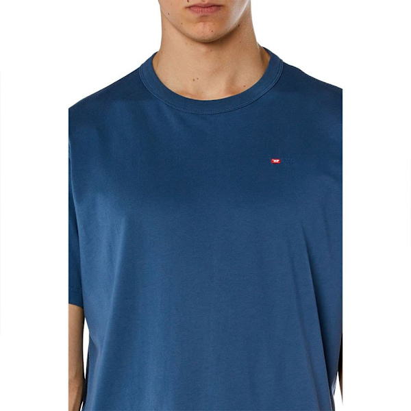 Diesel T Adjust Microdiv T-shirt Med Korta ärmar Blå XL Man