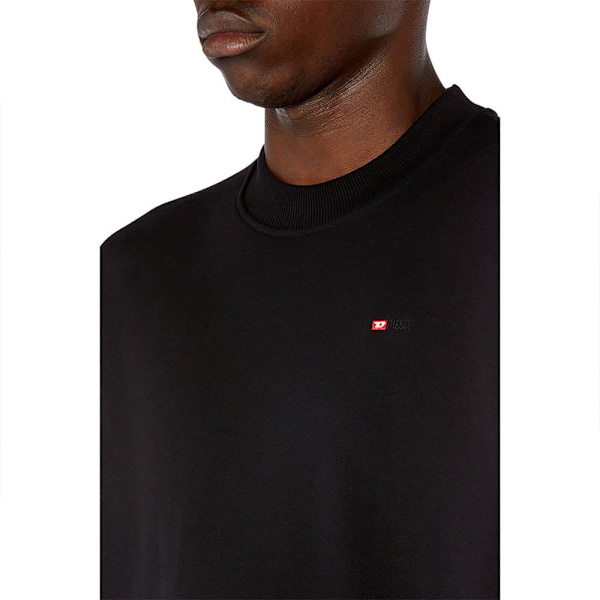 Diesel S Rob Microdiv Sweatshirt Sort XL Mand