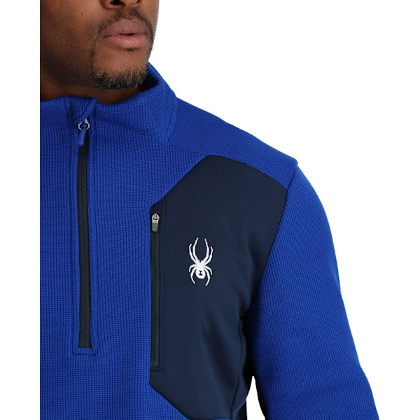Spyder Halv Lynlås Fleece Bandit Blå M Mand