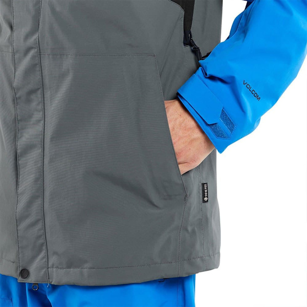 Volcom L Ins Gore-tex Jakke Blå,Sort S Mand