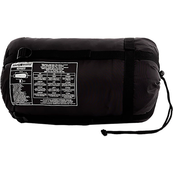 Trangoworld Sovsäck Rd 900 Tf Svart Regular / Right Zipper