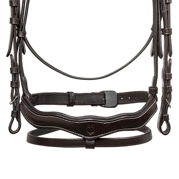 Equestro Anatomical Logo Tøjle Sort Cob