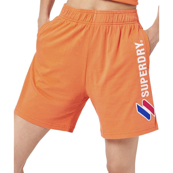 Superdry Shorts Code Sl Applique Boy Orange XS Kvinna