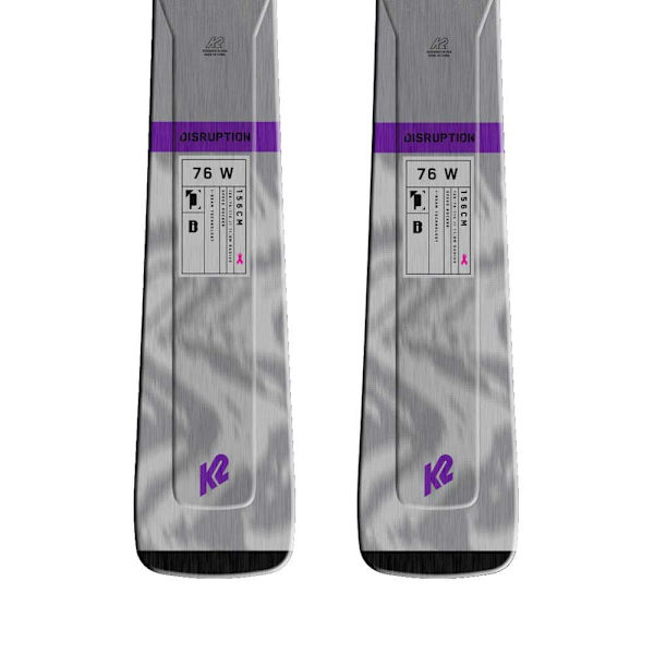 K2 Disruption 76 W+erp 10 Quikclik Alpint Skidpaket Grå 156
